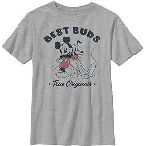 Disney Vintage Buds T-shirt voor jongens, Sportief Heather, XL