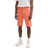 Tom Tailor Denim - Regular Fit - Bermuda's - Effen - Katoenmix