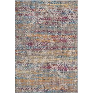 Safavieh Elegant tapijt, BTL344 90 X 150 cm fuchsia/lichtgrijs