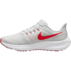 Nike Air Zoom Pegasus 39 Sneakers voor heren, Platintint Lt Crimson White Adobe, 46 EU