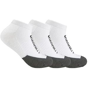 Carhartt Heren Force Midweight Logo Sok 3 Pack, Wit, Groot (Pack van 3)