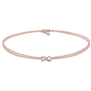 Elli Halsketting Dames Choker Infinity Oneindigheid Trend in 925 Sterling Zilver