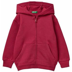 United Colors of Benetton Gebreid vest voor kinderen en jongens, Rood, 1 jaar