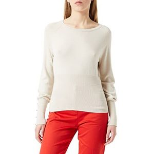 Morgan Damestrui, lange mouwen, ronde hals, mateo, beige, maat M, TXL, Beige, XL