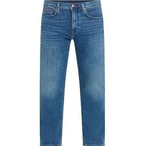 Tommy Hilfiger Heren Slim Bleecker PSTR LINGTON Blauwe Denim Broek 30W / 34L, Lington Blauw, 30W / 34L
