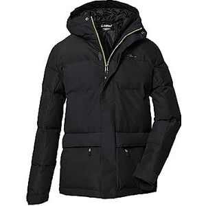 killtec Jongens Gewatteerde jas met capuchon/winterjas is waterafstotend KOW 156 BYS QLTD JCKT, black, 140, 40912-000