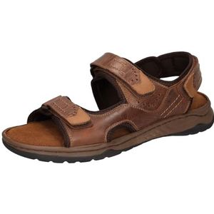 Mustang - Trekkingsandalen - Donkerbruin - Klittenbandsluitingen