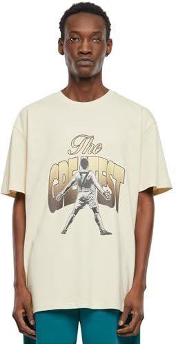 Mister Tee Upscale - Greatest Heavy Oversize Heren T-shirt - Beige