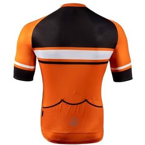 moa sport mantovani vincenzo srl Waterstof-jersey voor heren, mosterd/zwart, XS