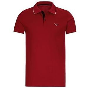 Trigema Poloshirt voor heren, robijnrood, S