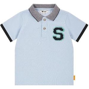 Steiff Poloshirt voor jongens, korte mouwen, Chambray Blue, 92