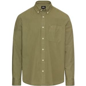 Overhemd - Effen - Katoen - Regular Fit - Lange Mouw