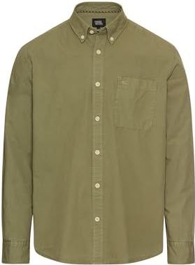 Overhemd - Effen - Katoen - Regular Fit - Lange Mouw