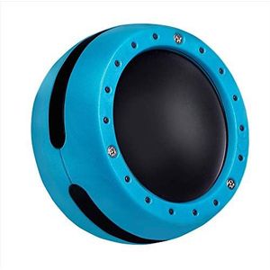 Voggenreiter Hi-Lo Shaker Percussion ritme instrument voor afwisselende en heldere klanken (diameter: 7,5 cm, geïntegreerde resonantiesbont), blauw/zwart