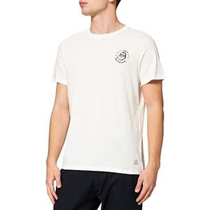 Blend Xmas Regular Fit T-shirt voor heren, 110602/Sneeuwwit, XL