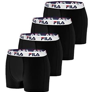 Fila Boxershorts voor heren (4 stuks). - zwart - Eu l