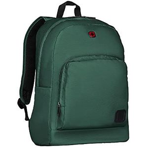 Wenger 610197 CRANGO 16' Laptop Backpack, Padded Laptop Compartment with Essentials Organizer in Green (27 Litres)