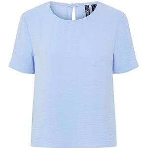 Pcanna Ss O-Neck Top Noos Bc, Cashmere Blue, L