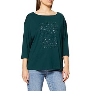ESPRIT T-shirt voor dames, 375/Dark Teal Green, XXS