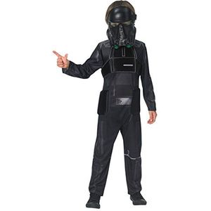 Rubie's Officiële Deluxe Death Trooper Jongens Fancy Dress Star Wars Rogue One Villain Kids Kostuum