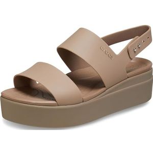 Crocs - Brooklyn - Damessandalen - Latte Mushroom - Croslite-Schuim