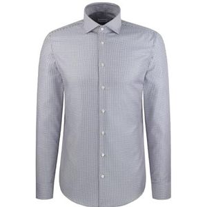 Seidensticker 845274, slim fit, lange mouwen, businesshemd, 36, grijs, 36