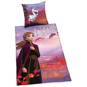 Herding - Disney Frozen 2 - Beddengoedset - Meerkleurig - 2-Delig - 80 x 80 cm en 135 x 200 cm