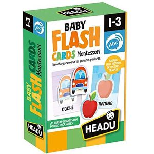 Naipes Heraclio Leverancier - Montessori Baby Flashcards Luister en voel je eerste woorden om te leren, Groen (1043736)