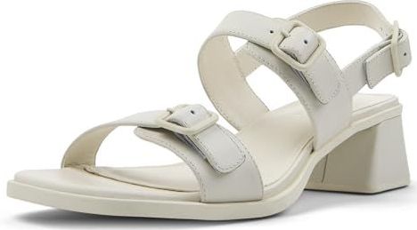 CAMPER - Kora - Sandalen - Wit - Blokhak - Leer
