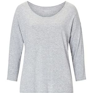 Betty & Co Basic shirt voor dames, effen, grijs, L