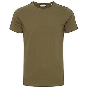 CASUAL FRIDAY CFDavid Crew Neck T-shirt voor heren, korte mouwen, basic shirt, 180521_burnt olijf, M