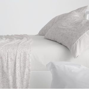 Burrito Blanco Beddengoedset voor bedden van 150 tot 160 cm (+ maten beschikbaar), polyester, 50% katoen, 50% katoen, design 536, beige (150-160 x 190/200 cm)