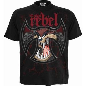 Spiral T-shirt voor heren, Zwart, S