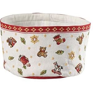 Villeroy & Boch Toy‘s Delight Gobelin broodmand, rood/gekleurd, 15 x 23cm