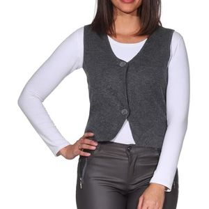 Vmbrisa - Top - Mouwloos - V-Hals - Regular Fit