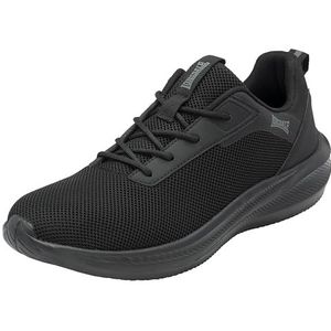 Lonsdale Heren Bowside Sneaker, Black Uni, 7 UK, Zwarte Uni, 39.5 EU