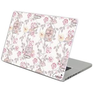 Diabloskinz Beschermfolie van vinyl voor MacBook Air (zelfklevend, motief Country Garden Birdcage, 11 inch / 27,9 cm)