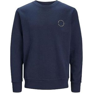 Jack & Jones JJTHIBA Sweat Crew Neck, navy blazer, L