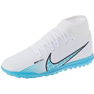 NIKE Mercurial Superfly 9 Club Tf Sneaker voor heren, Wit Baltisch Blauw Roze Blast, 47.5 EU