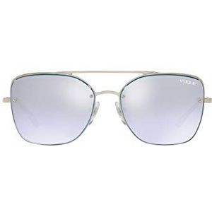 Ray-Ban Zonnebril voor dames, grijs (silver), 56