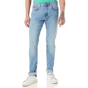 Tommy Hilfiger Houston PSTR IND broek voor heren, Connon Indigo, 28W / 32L