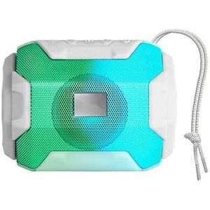 Bluetooth-luidspreker RGB 10 W met wit ledlicht, ideaal voor muziek en stemming op feestjes en vergaderingen.