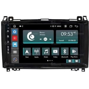 Specifieke autoradio voor Mercedes A/B-Klasse Android GPS Bluetooth WiFi USB DAB+ Touchscreen 9"" 8core Carplay AndroidAuto