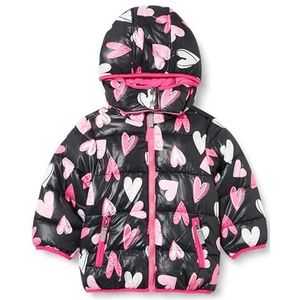 Blue Seven Winterjas voor meisjes, Zwart origineel., 92 cm