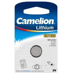 Batterij Camelion CR1620, LITHIUM, 1 stuk (S)