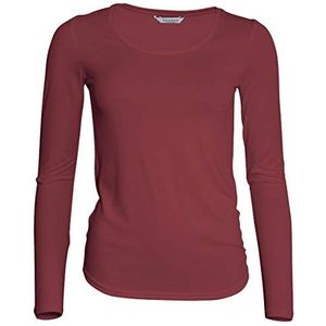SPARKZ COPENHAGEN Dames Trille T-shirt met lange mouwen, Roodhout, S