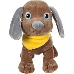 Gipsy - Gispy-Fun Puppies met geluid, bruin, gele doek voor kinderen, 071628, 071628