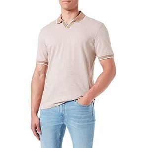 bugatti Heren 8150-35108 Poloshirt, beige-50, Regular, beige-50, S