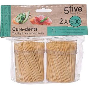5five - 2 dozen 500 bamboe tandenstokers