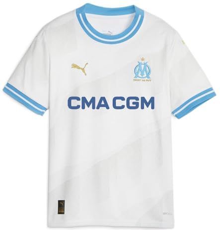 Puma - Olympique Marseille 23/24 - Korte Mouw T-shirt - Wit